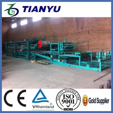 Hot selling 6 meter discontinuous pu sandwich panel machine