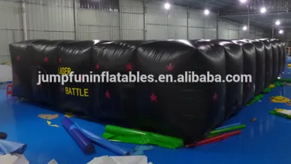 glowing inflatable laser battle arena, 2016 new inflated laser tag arena