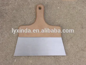 50# carbon steel Putty Knife with wooden handle
