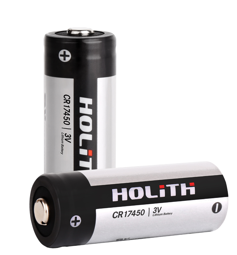 원통형 리튬 배터리 CR17450 3.0V 2400mAh.