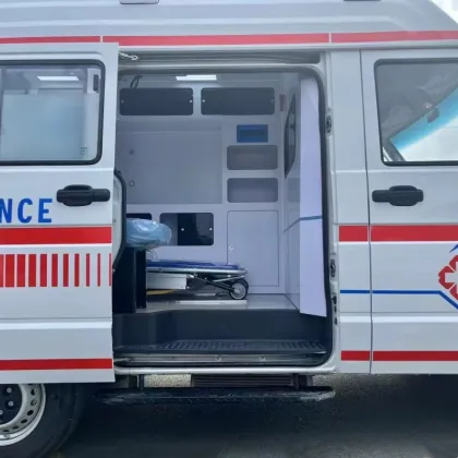 Hospital ambulance patient rescue vehicle