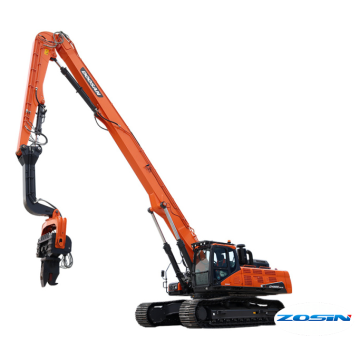 Solar-Powered Hydraulic Guardrail Vibro Hammer for Photovoltaic Pile Driving