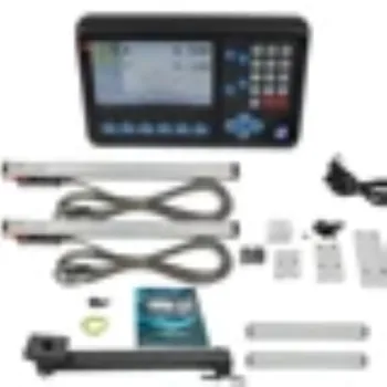 DITRON DRO Digital Readout Monitor with 4-Axis Linear Glass Scale and 2-Axis Encoder for Lathe and Milling Machine