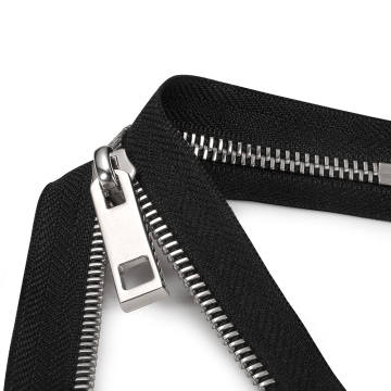 New Material Stainless Steel Swiss Teeth Zipper