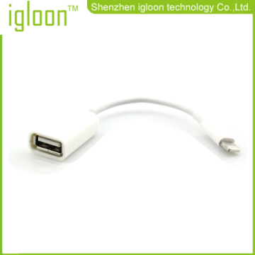 Apple Ipad Mini Ipad4 Iphone5 yıldırım Usb kadın için OTG tel % 100 yıldırım bakır tel