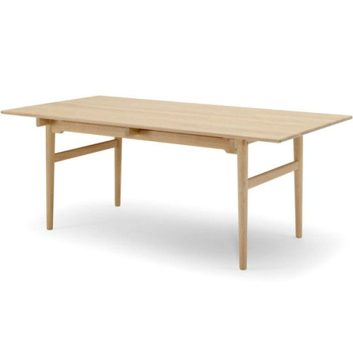 Replica retangular wegner CH327 mesa de jantar de madeira