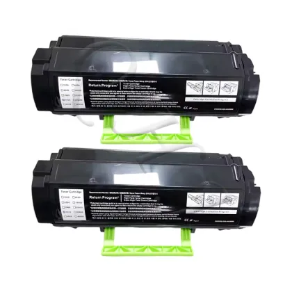 QHJ Compatible Toner Cartridges for Lexmark Printers: MS321, MX321, MS421, MX421, MS521, MX521, MS621 Models