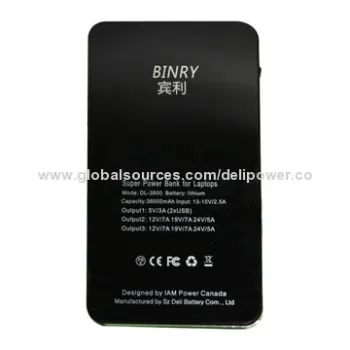 36,000mAh High-capacity Intelligent Power Bank/System with Long Cycle Lifespan