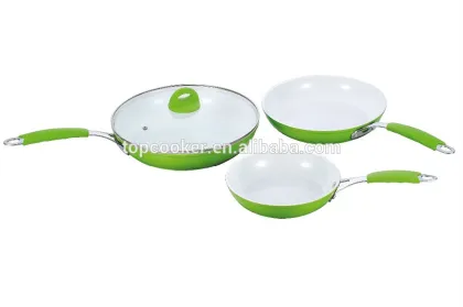 No Smoke Aluminum Induction Non Stick Coating Fry Pan Set