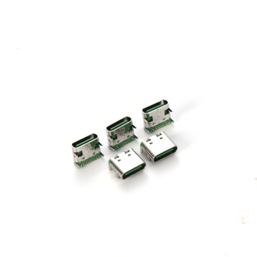USB-C Female Connector for PCB with colored