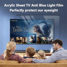 Antiblau -Licht -Acryl -TV -Bildschirmschutz 65 Zoll