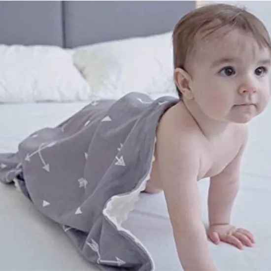 Newborn Toddler Infant Swaddle Warp wholesale custom soft security minky dot baby Printed blankets