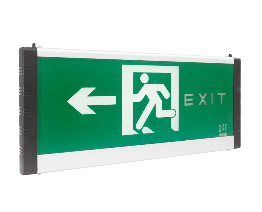 Safety exit indicator lights in public places