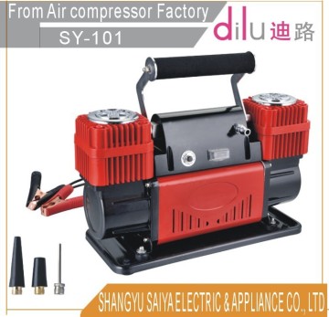 250L/min Car air compressor, heavy duty air compressor, air pump, air inflator, 2*cylinders air compressor
