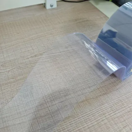 Customized width PVC light blue tablet packaging sheet