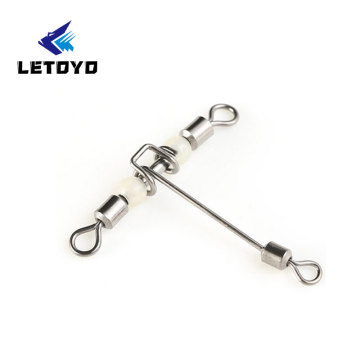 LETOYO High-Quality T-Shape Rolling Swivel with Pearl Beads