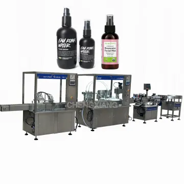 Automatic Spray Liquid Filling and Capping Machine
