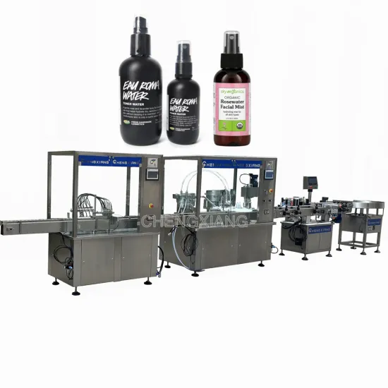 Automatic Spray Liquid Filling and Capping Machine