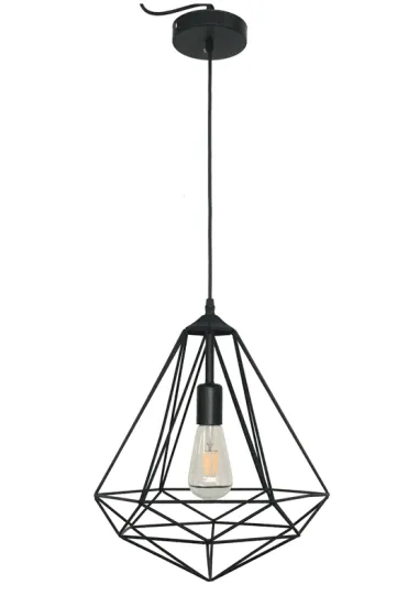 Geometric Iron Wire Nodic Simple Pendant Lamp