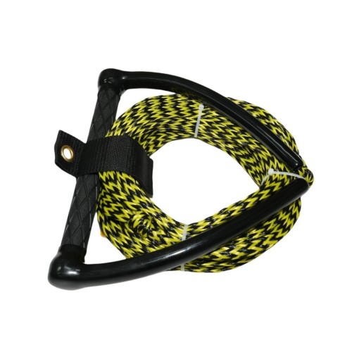 Hooking up a water ski rope