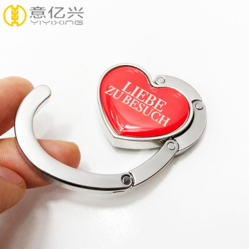 Custom handbag lock hook hang purse table hook