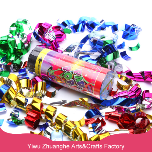 hot selling colourful foil spring party popper