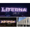 Led Media Facade Mesh Facade Display