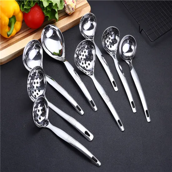 304 Heart-shaped Round Stainless Steel Ladle Set