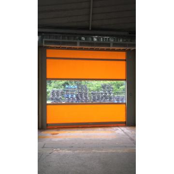Material de PVC y puerta de persiana enrollable automática