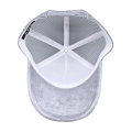Groothandel suede geborduurde mesh trucker hoed