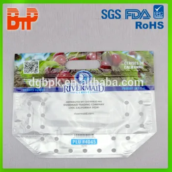 fresh plastic grape packing bag, fruit packing bag