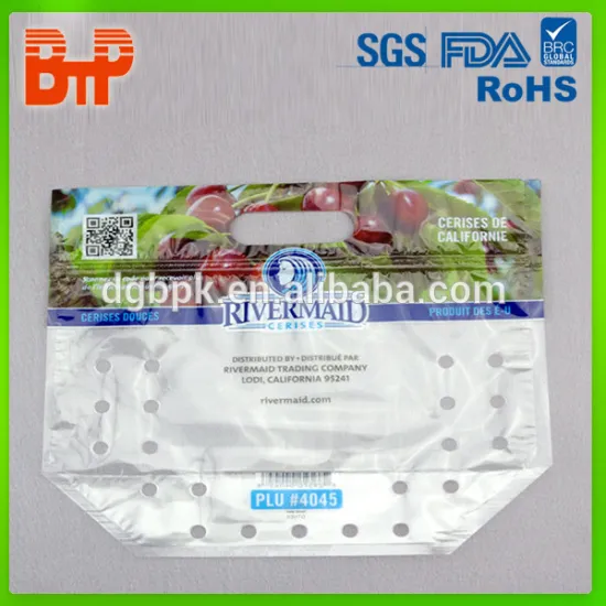 fresh plastic grape packing bag, fruit packing bag