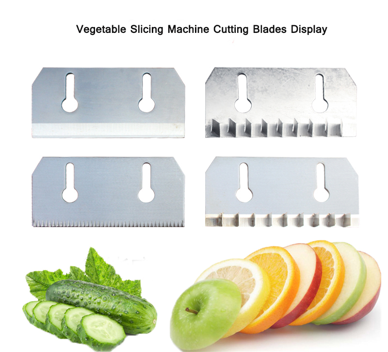 vegetable slicing machine cutting blades