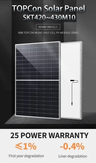 430W TOPCOn solar module for solar carport