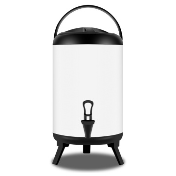 Insulated Tea Bucket: 12L Stainless Steel Heat-Resistant Barrel for Optimal Temperature Maintenance