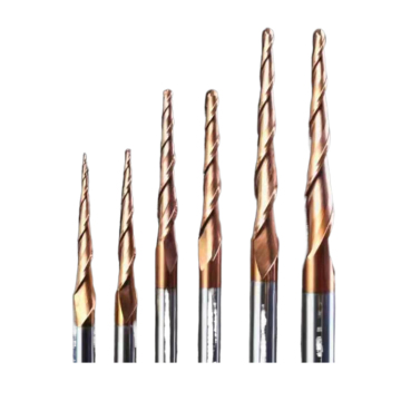 Carbide Taper Milling Cutter Tips - Ball Nose End Mills & Milling Taper End Mill