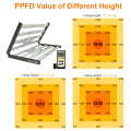 Alto PPFD LED reduzível Crescer luz 800W