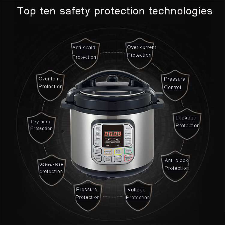 Hot sell cookware kitchenware electric pressure cooker