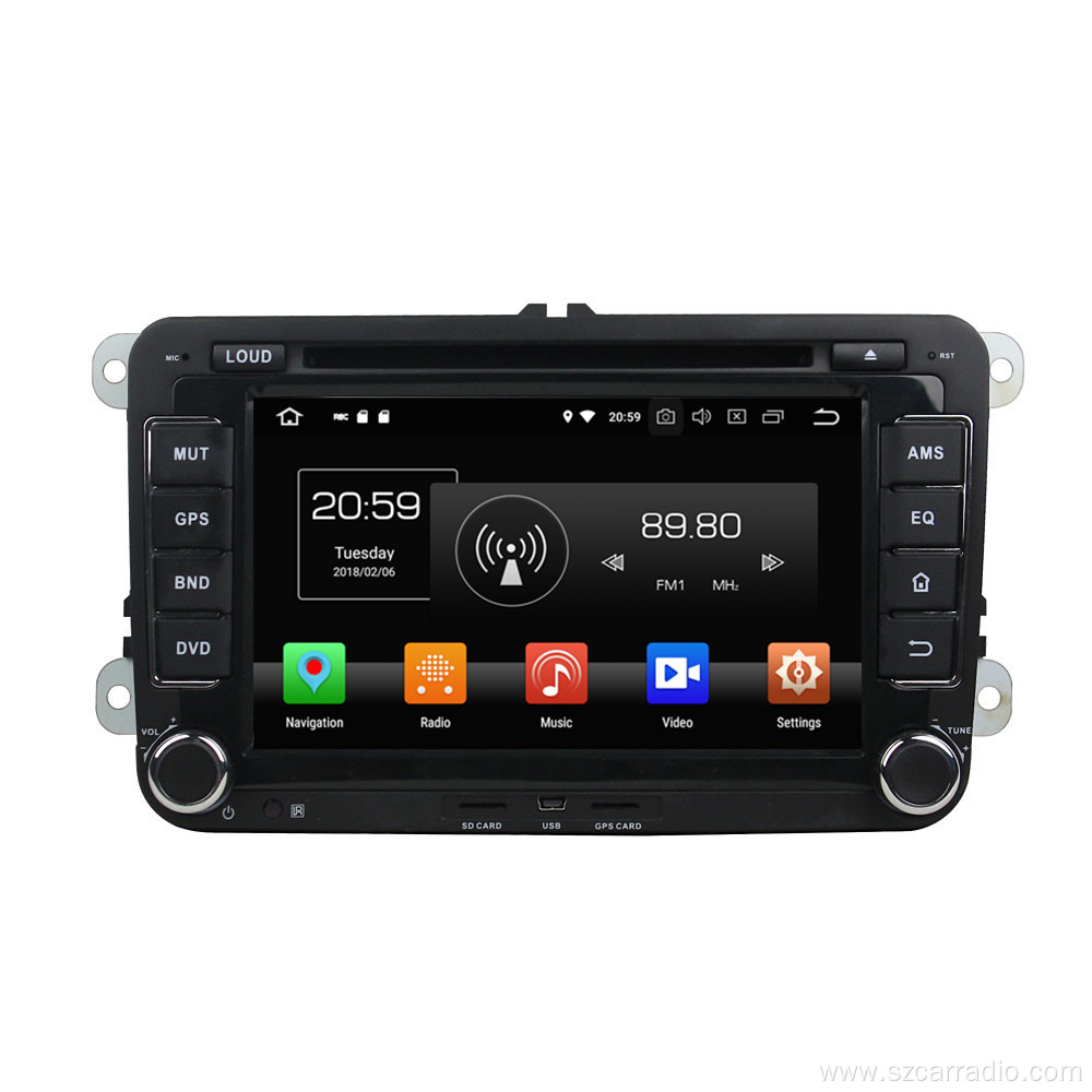 Autoradio gps double din for Golf Polo