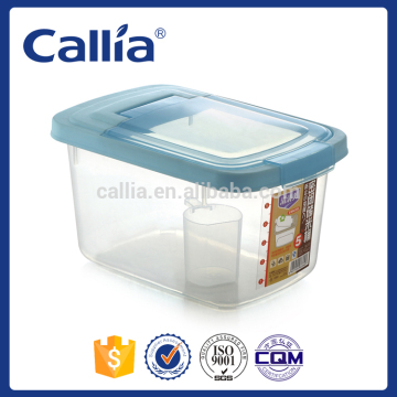 Japanese Style Plastic Rice Storage Container Hold 15kgs Rice