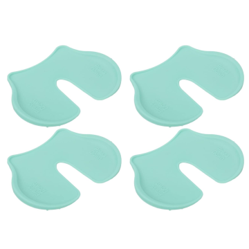 Light Green TPE Shot Pain Reducer Pads - Easy Cleaning, Lightweight (4PCS)