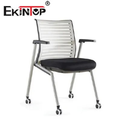 Modern Folding Conference Chair with Tablet Arm - Ekintop