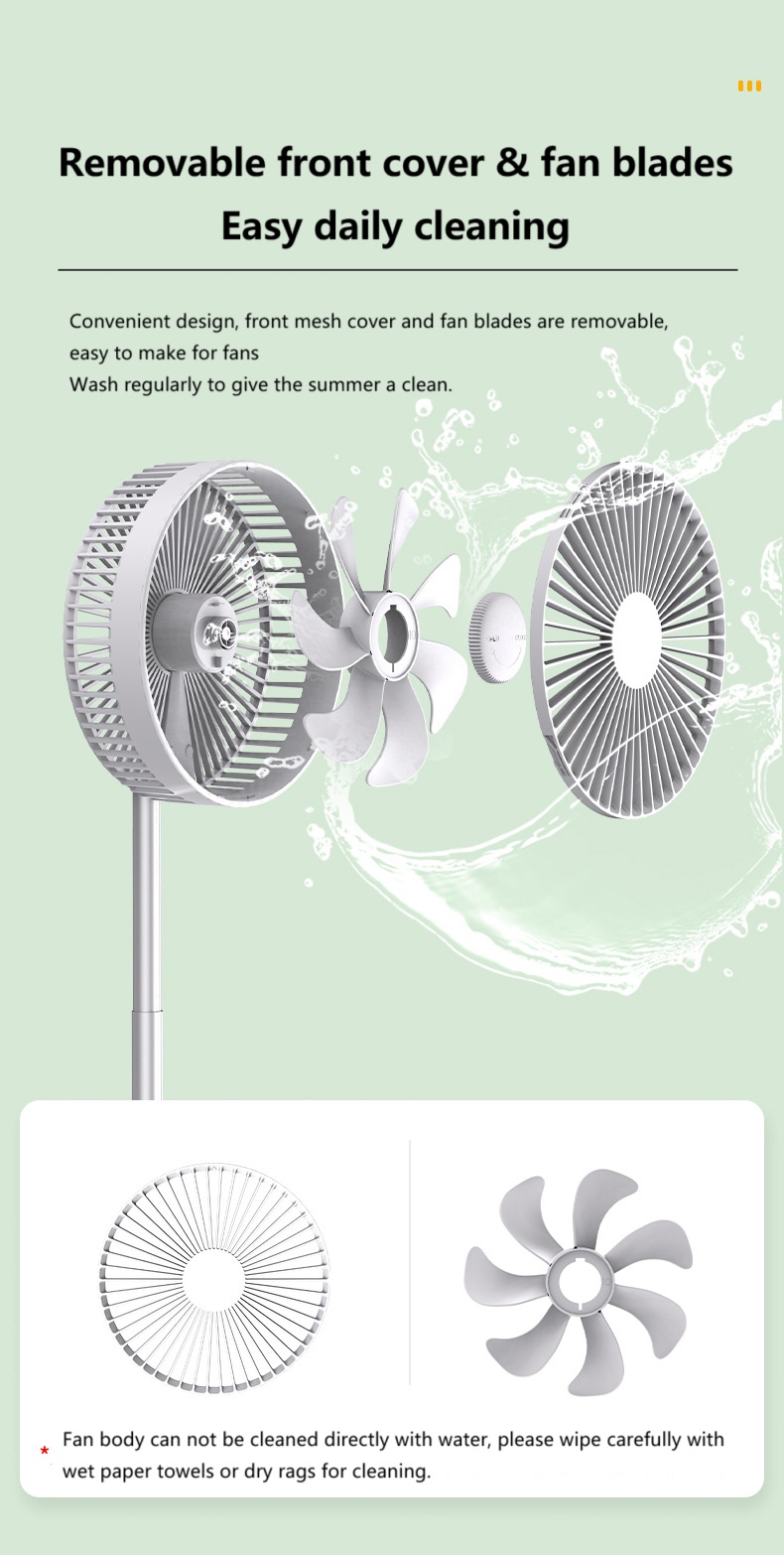 Foldable solar Fan