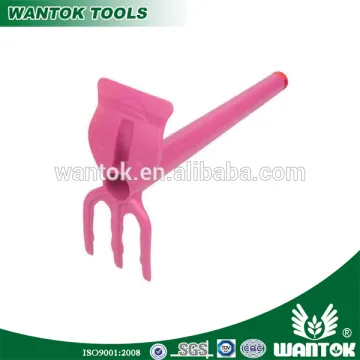 Cartoon two used hoe/plastic garden tool
