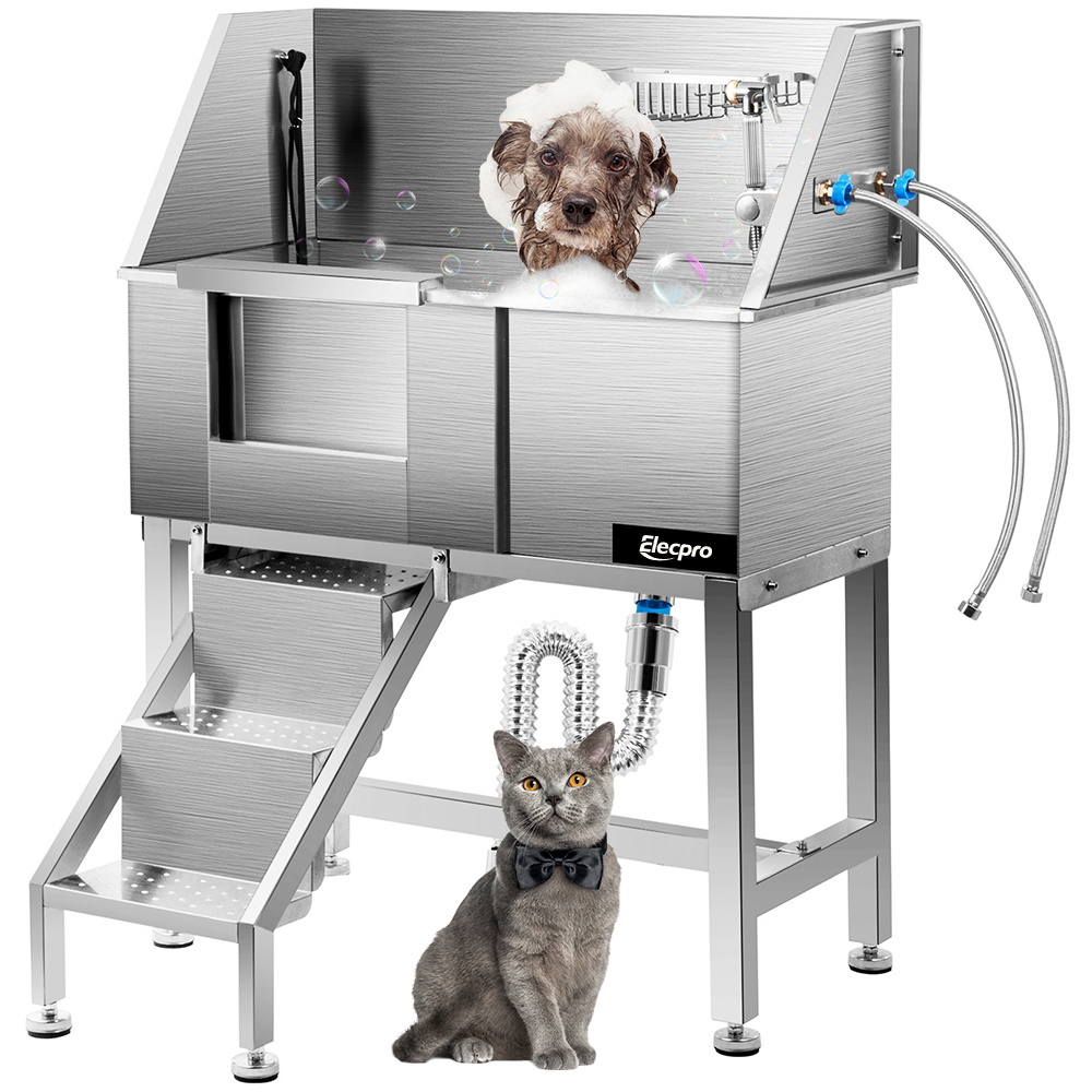 Professional Stainless Steel Dog Bathing Station