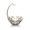 Metal Wire Fruit Basket With Banana Hanger