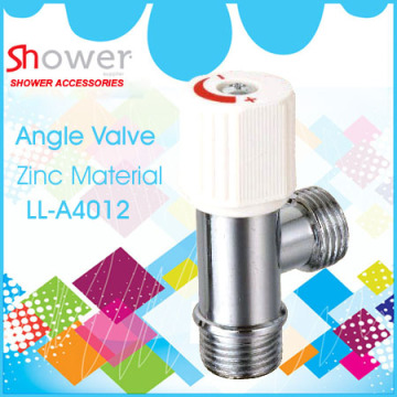 Vanne d'angle de toilette LL-A4012 avec bouton en plastique en cristal