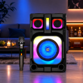 LED Ekranlı ve Bluetoothlu Güçlü Karaoke Hoparlörü