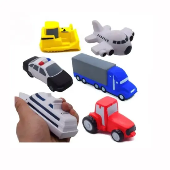 Mini PU Foam Toy Truck Shaped Stress Ball - Promotional Gift