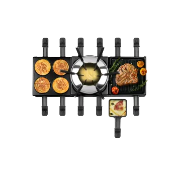 3 In 1 Electric Raclette And Fondue Set
